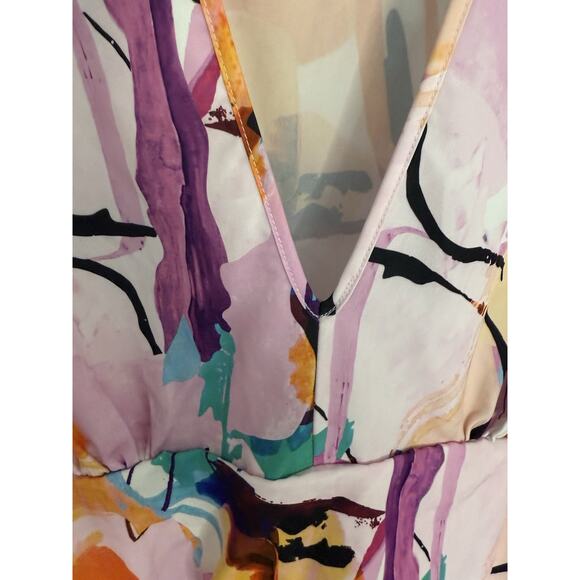 PrettyLittleThing Multicolor Abstract Mini Dress - Picture 4 of 5